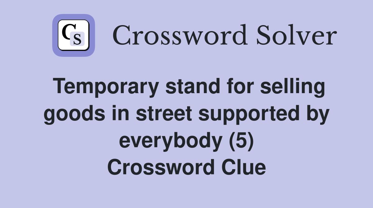 Temporary stand for selling goods in street supported by everybody (5